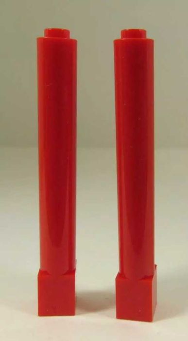 LEGO Kolumna Podpora wspornik 1x1x6 czerwony 43888