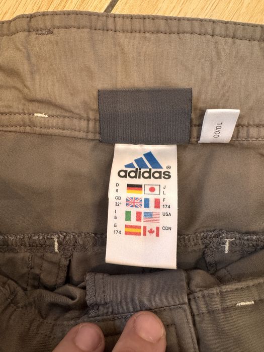 Spodnie Adidas trekkingowe ze ściągaczami