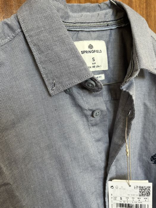 Camisa azul Springfield tamanho S