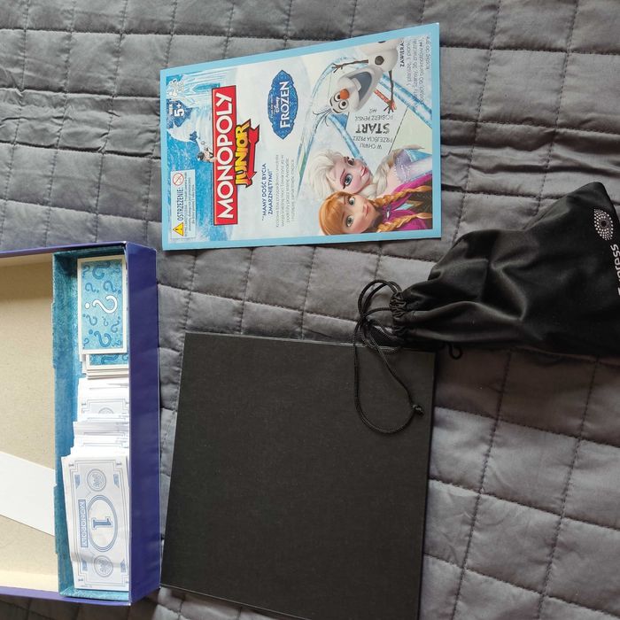 Gra Monopoly junior Kraina lodu ELSA i Anna