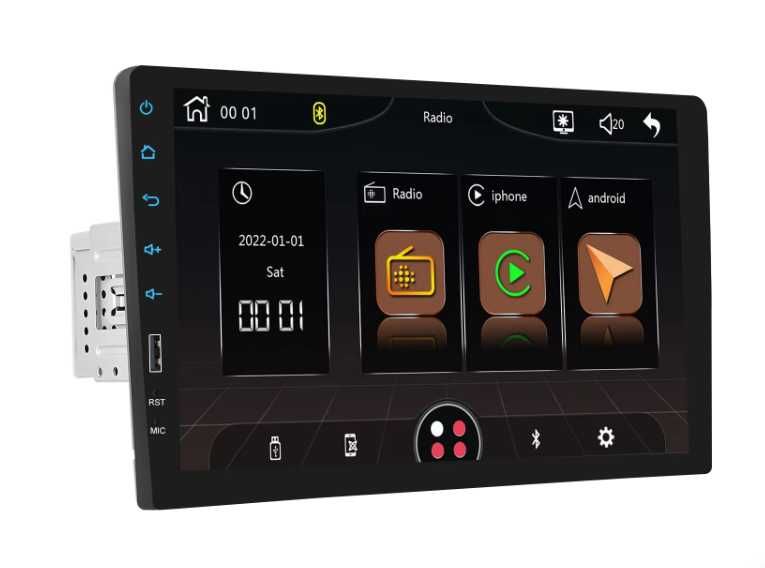 Rádio 9 Polegadas c/ CarPlay & Android Auto Sem Fios, Bluetooth e USB
