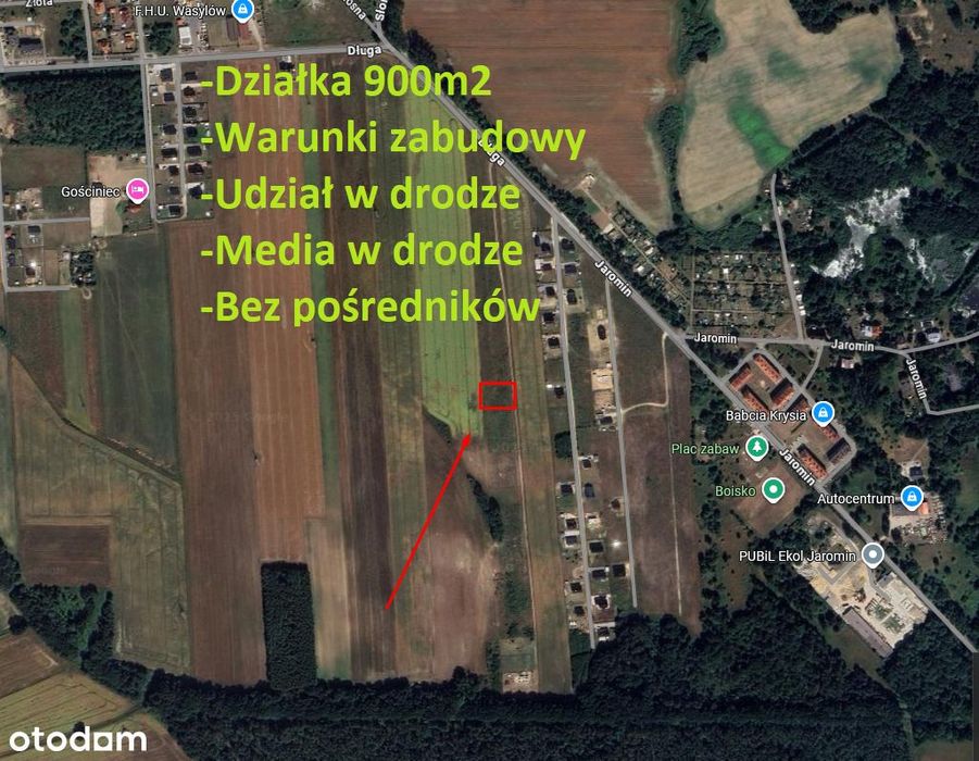 Działka 900m2 budowlana Mirosławice , Trzebiatów warunki zabudowy las