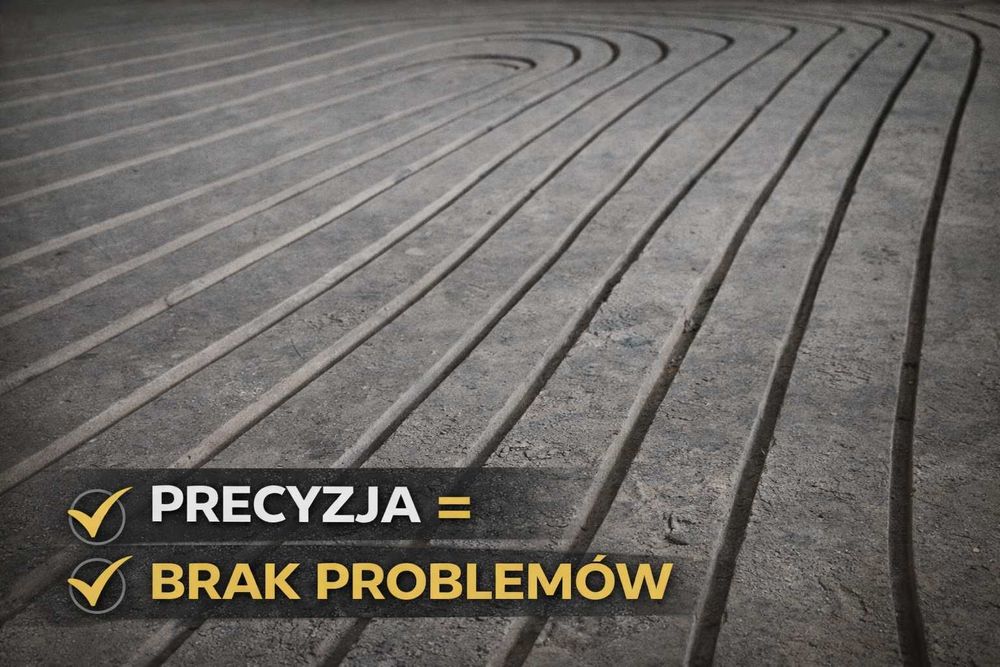 Frezowanie pod ogrzewanie podłogowe