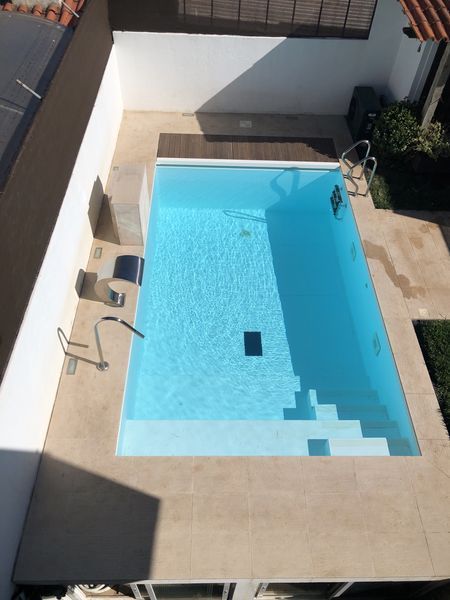 Aquecimento da agua da piscina por bomba de calor