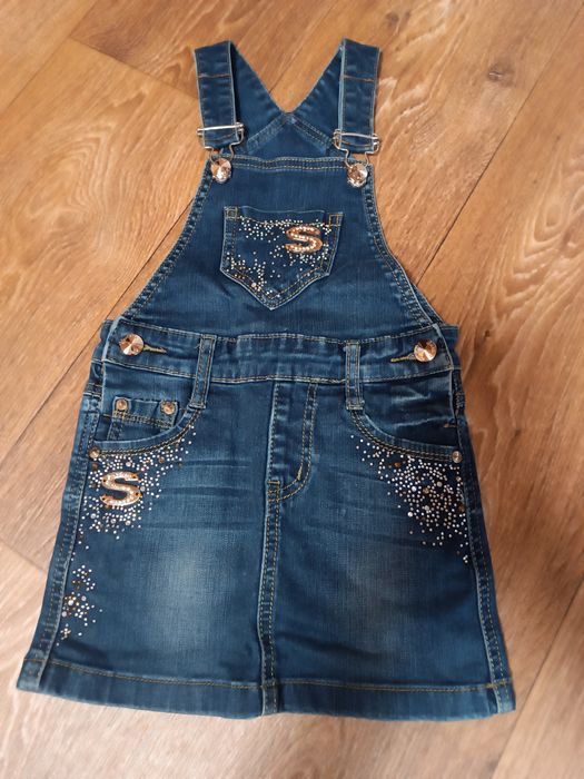 Джинсовий сарафан для дівчинки