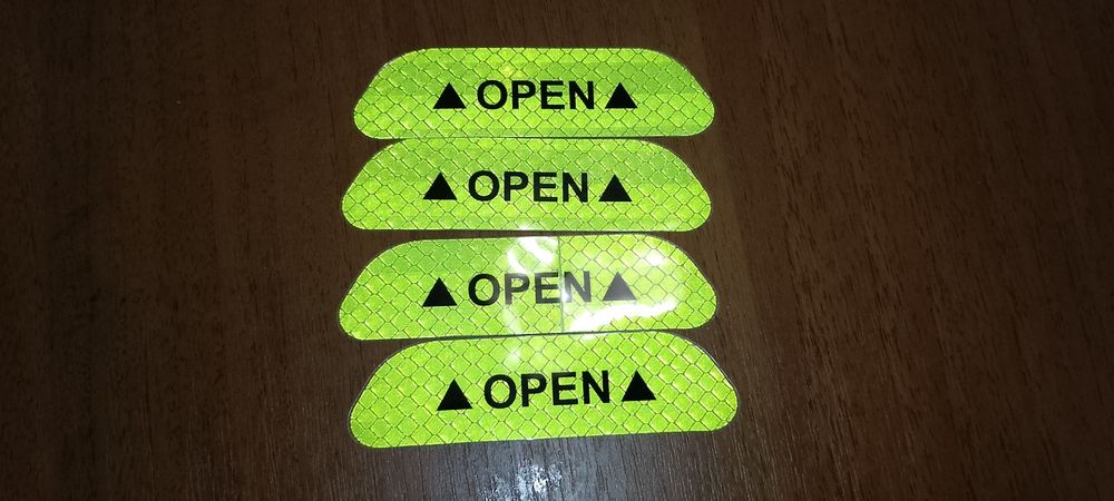 Наклейки светоотражающие