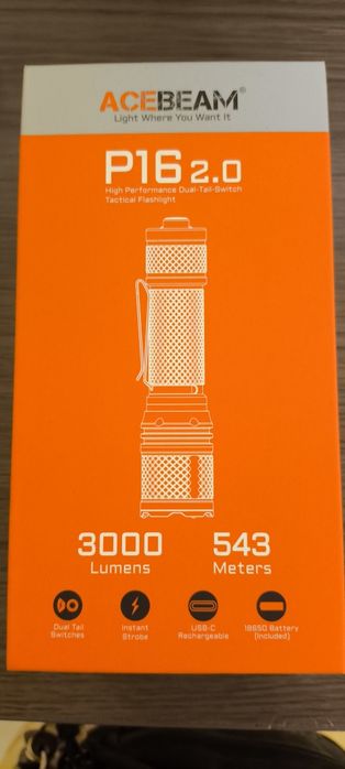 Latarka Taktyczna ACEBEAM P16 2.0