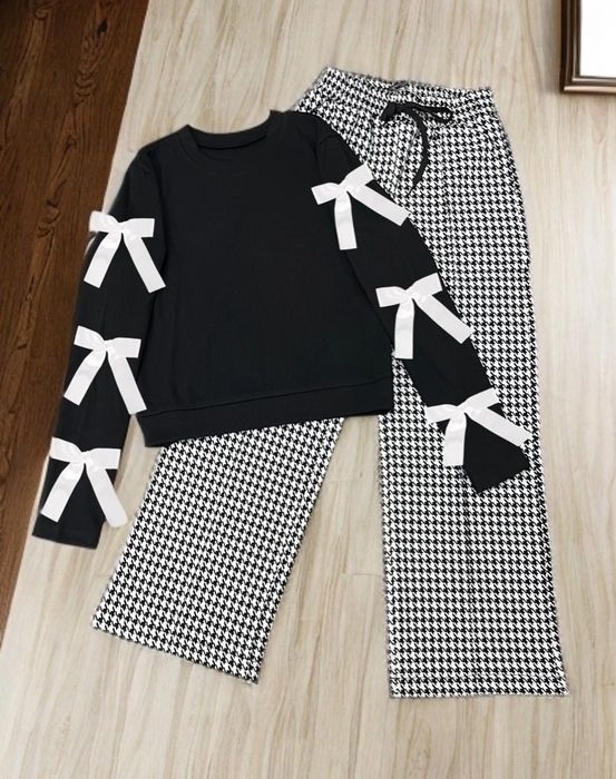 Костюм з палаццо  бантики 164 розмір