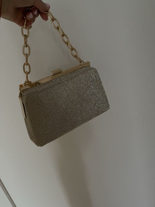 Błyszcząca torebka nowa