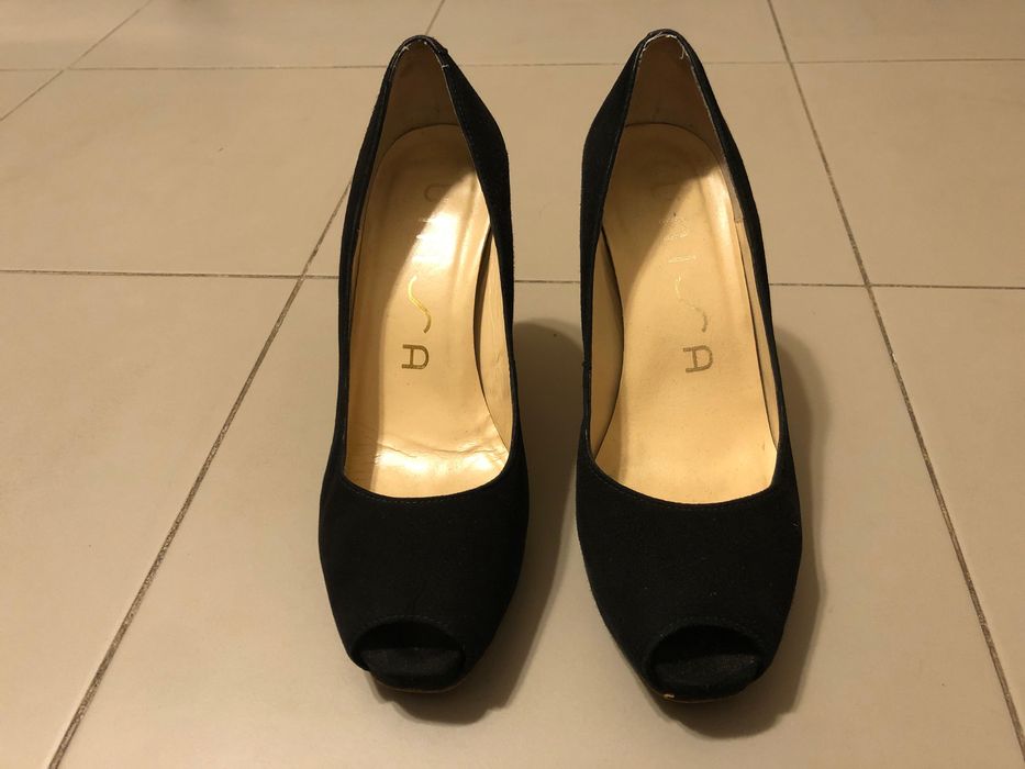 Sapatos Pretos_Clássicos - nº 36_Excelente estado