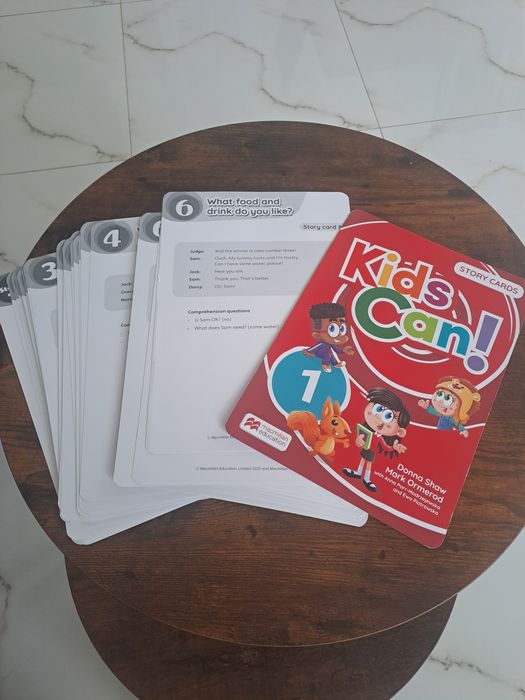 Kids Can 1 Zestaw -Książka nauczyciela,3 płyty CD, story cards,