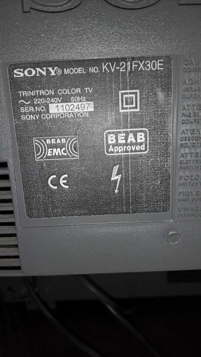 Televisão TV Sony KV 21 FX30E