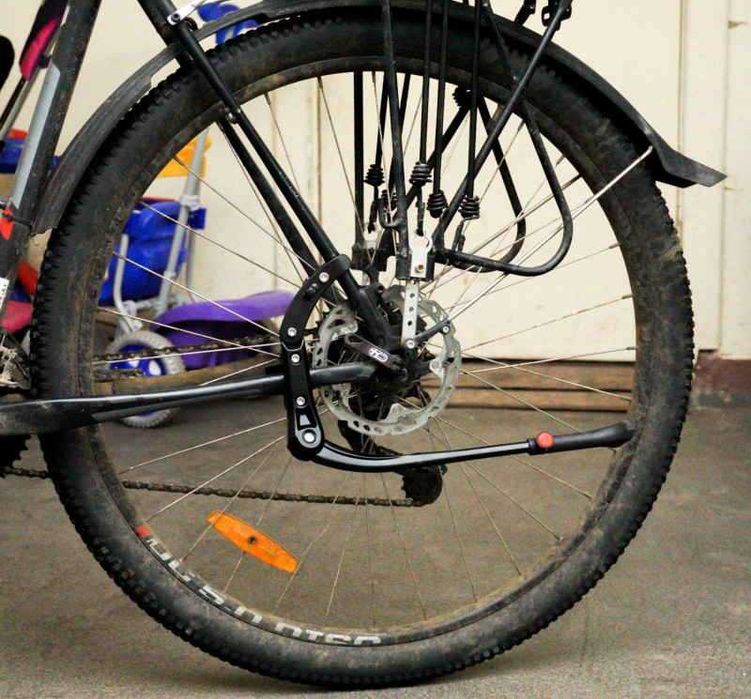 Подножка алюминиевая на перо рамы 26-28-29" телескопическая/выдвижная