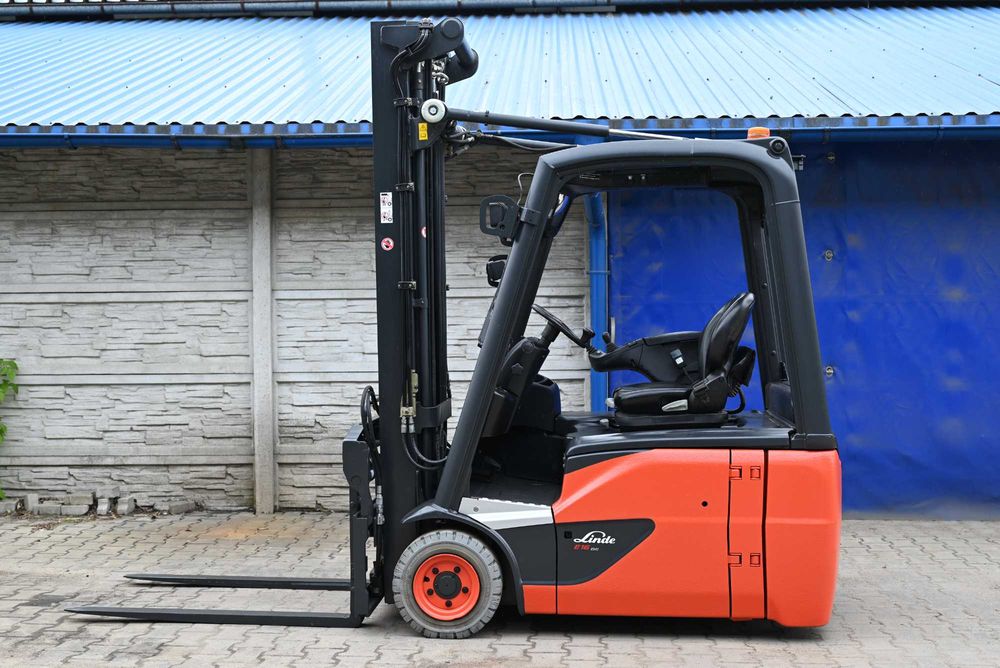 Wózek widłowy Linde E16-02 Triplex 547cm Bat 22rok Pozycjoner  FHP 497