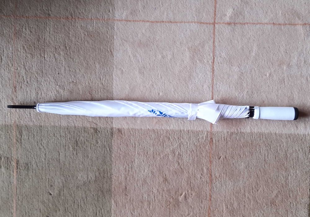 Parasol biały do ślubu nowy