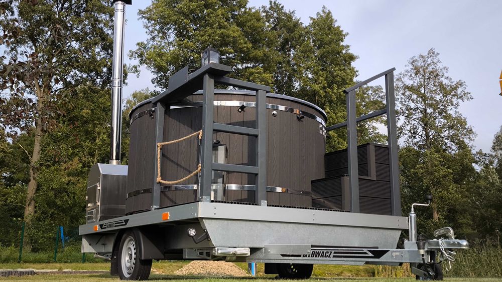 Mobilne SPA mobilna balia bania jacuzzi mobilna sauna wynajem