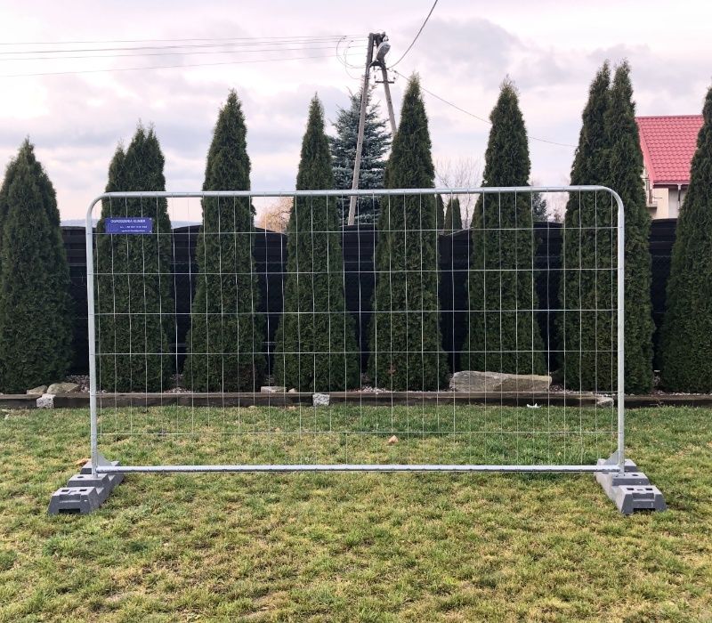 OGRODZENIE BUDOWLANE Tymczasowe Owalne Ażurowe Przestawne Płot