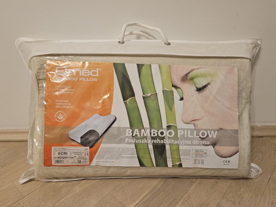 QMED Bamboo Pillow – poduszka ortopedyczna/rehabilitacyjna
