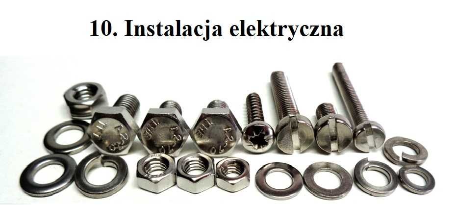 Romet Ogar 200 205 Komplet śrub zestaw śruby nierdzewne