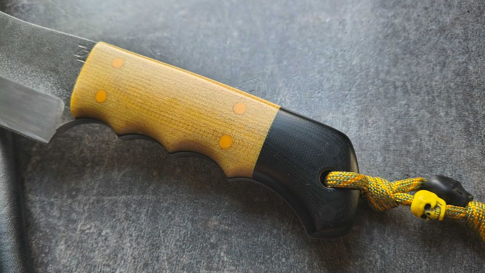 Nóż ZZ Custom Knives, SCAGELL, G10, micarta