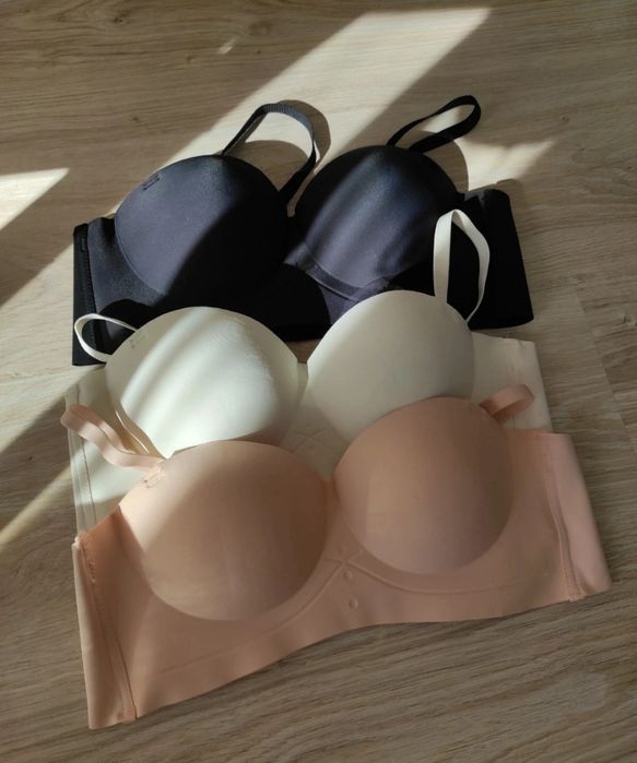 Biustonosz 80c  3pak push up