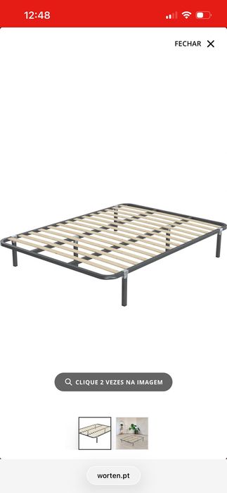 Cama casal e cômoda