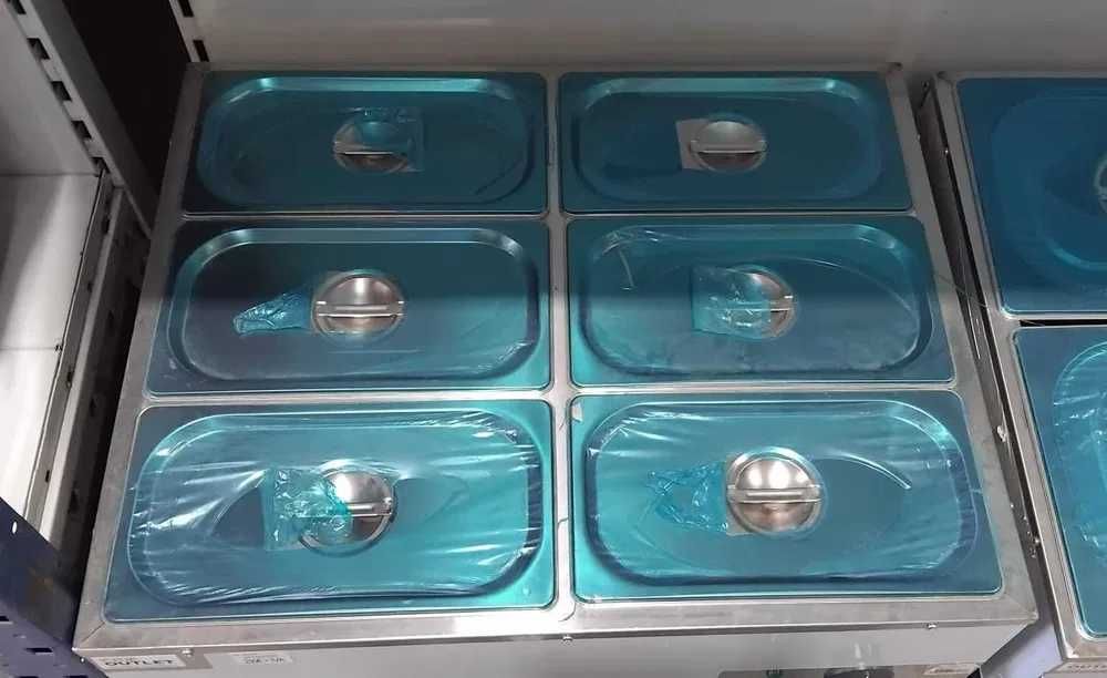 Banho-Maria - 6 Cubas GN1/3 - NOVO