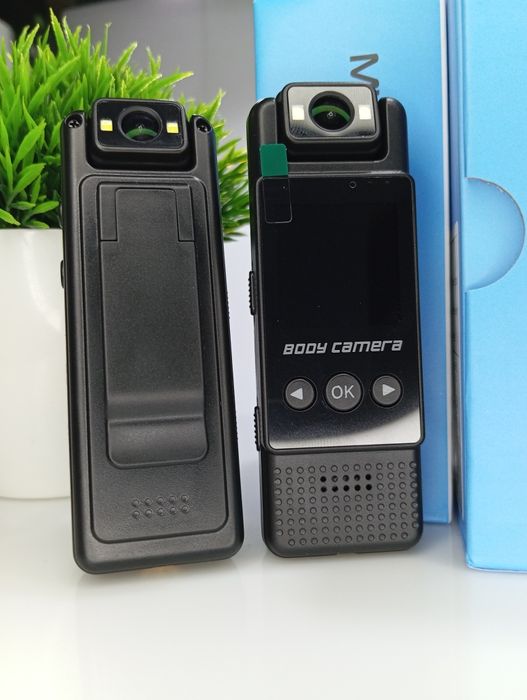 ‼️Нагрудна HD-боді-камера L12 з дисплеєм Wi-FI поворотна камера ИК‼️