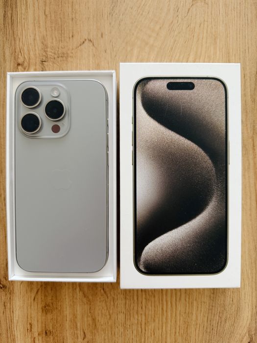 iPhone 15 PRO - Tytan Naturalny - jak nowy!
