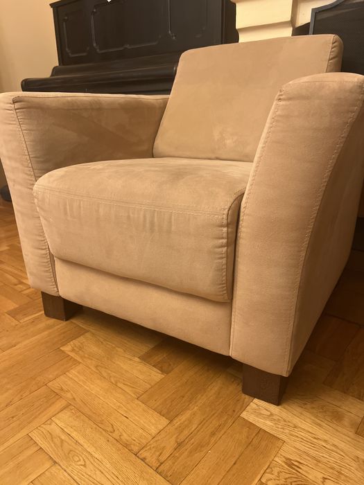 Fotel beżowy łódź