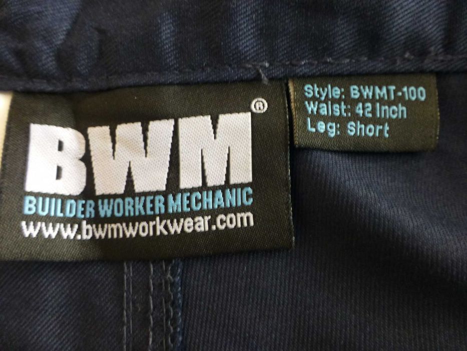 BWM Builder Worker męskie spodnie robocze cargo L XL