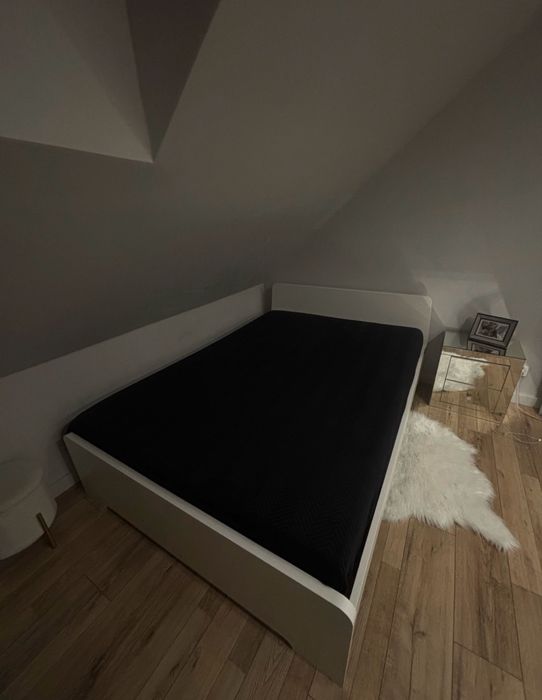 Lozko ikea biale