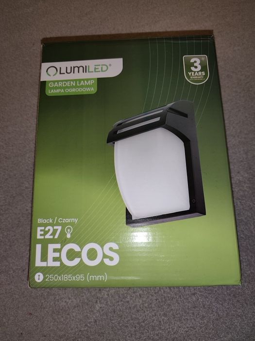 Lampa ogrodowa LECOS E27