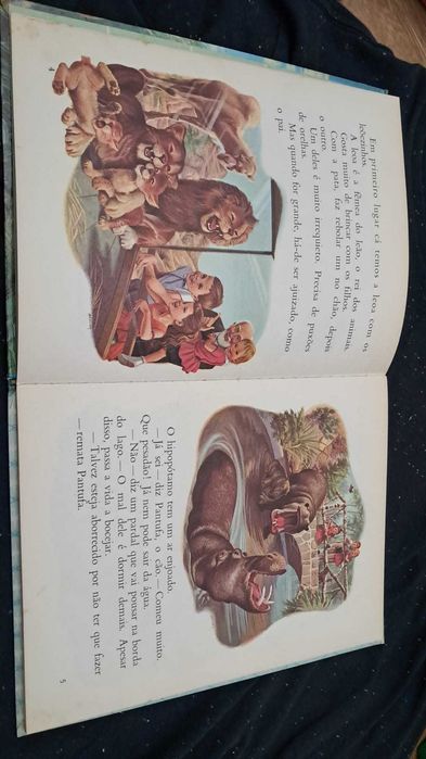 Livro "Anita no Jardim Zoológico" ANTIGO