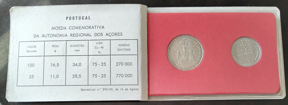 Carteira Dupla BNC Portugal Autonomia Açores Estado Nova