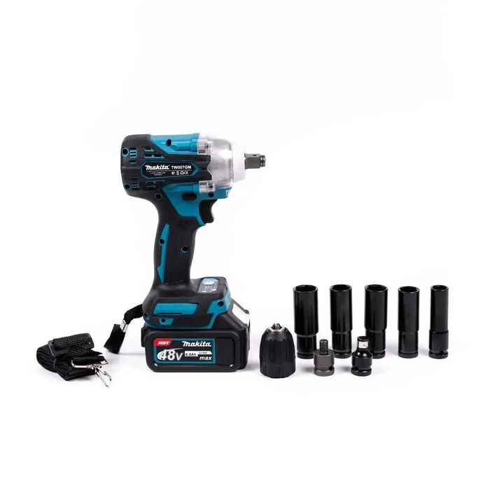 Акумуляторний набір 6в1 Makita 48V Шуруповерт, Гайковерт Секатор Перфоратор Міні-пила Болгарка