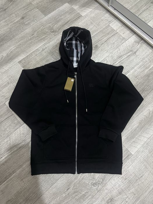 Зіп худі Burberry , зіп худі барбері , черная зипка барбери