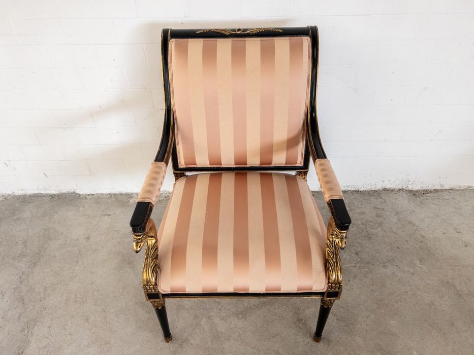 Par de fauteuils/cadeirões ao gosto império.