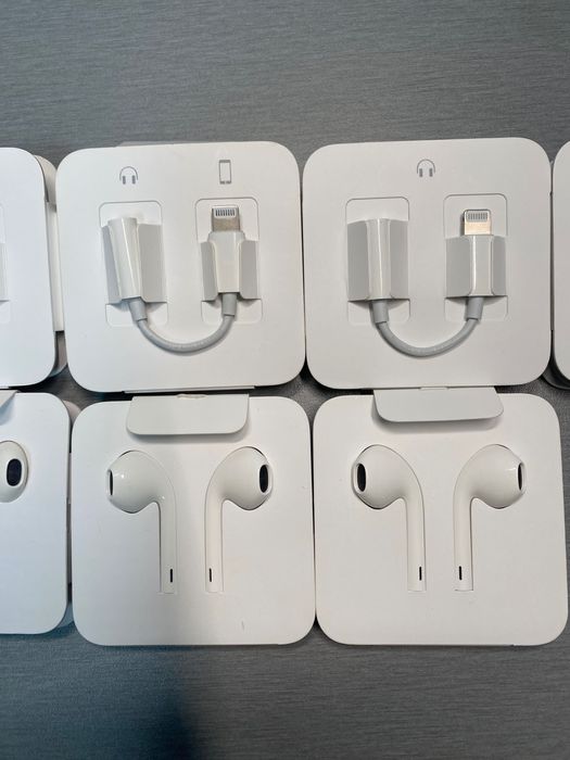 Наушники Apple EarPods Lightning + Переходник Оригинал