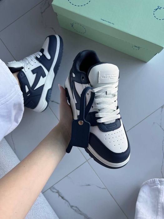 [БЕЗ ПРЕДОПЛАТ] Off-White Out of Office Tops Dark Blue White