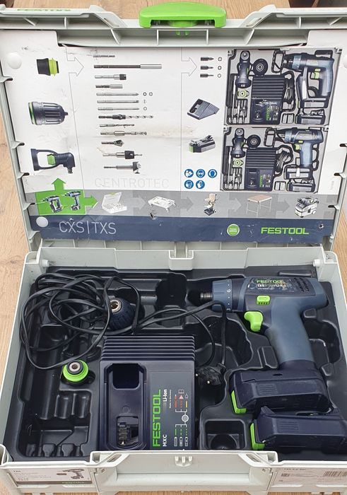Txs 10.8v festool systainer sys 1 centrotec