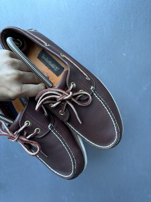 Timberland шкіряні мокасини - топсайдери 44