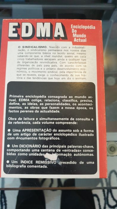 Livro O Sindicalismo da Colecção EDMA