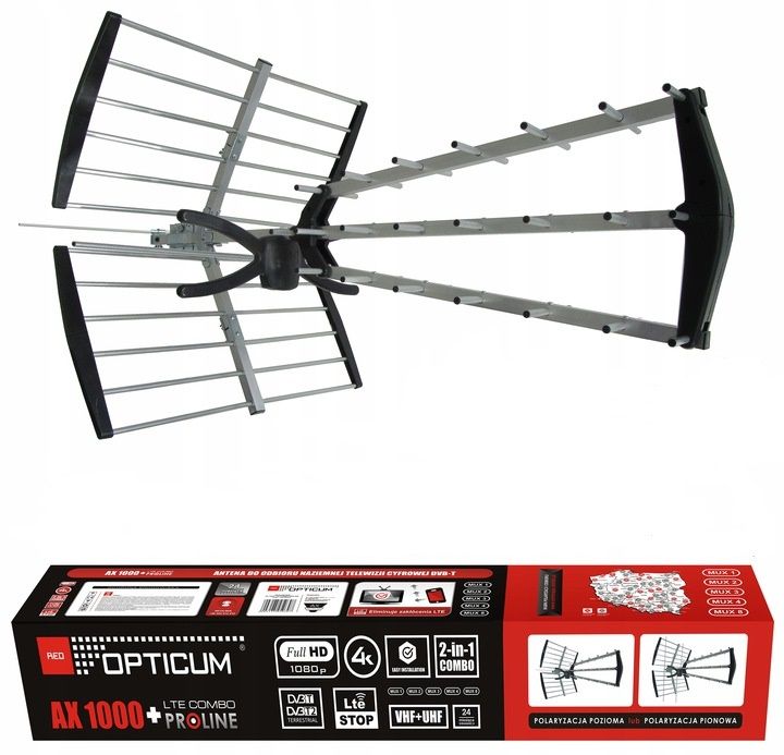 Antena DVB-T Opticum BX1000+LTE COMBO