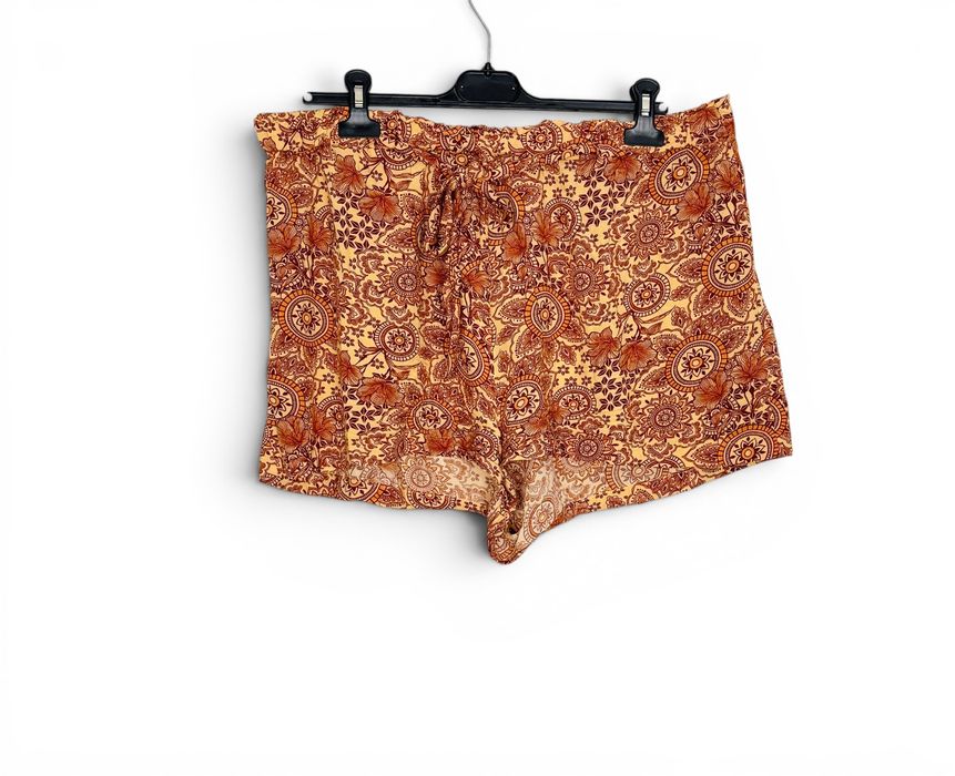 Szorty Pomarańczowe Wiskoza 3XL