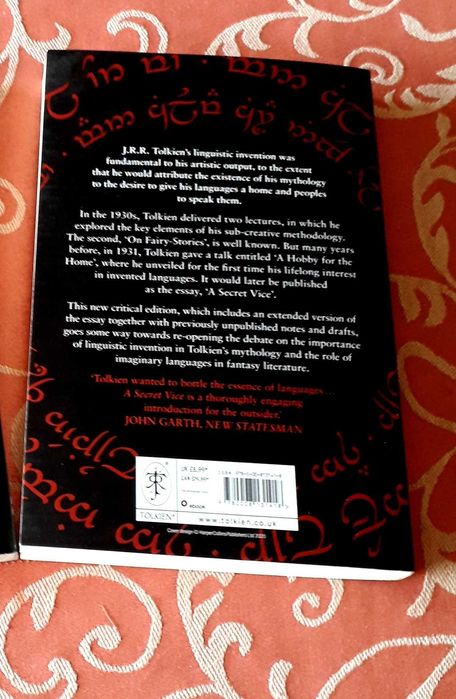 J R R Tolkien - A Secret Vice - NOVO