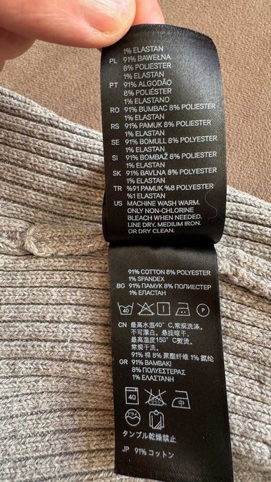 Czapka dzianinowa, H&M, rozmiar uniwersalny-super stan