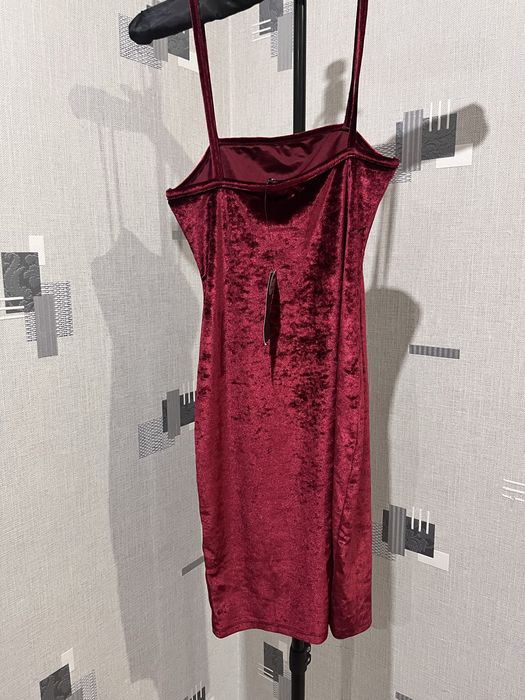 Сукня коктейльна, велюр, Pull&bear, міні, лімітована night collection