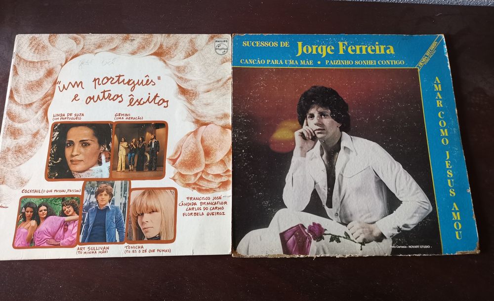 Discos de vinil em óptimo estado