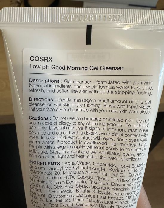COSRX COSRX - Low pH Good Morning Gel Cleanser